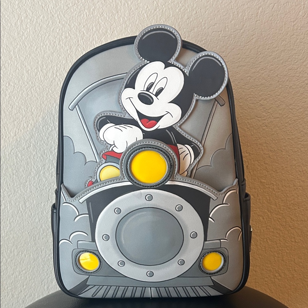 Disney Mickey Mouse Train Mini Bag - Gray and Yellow